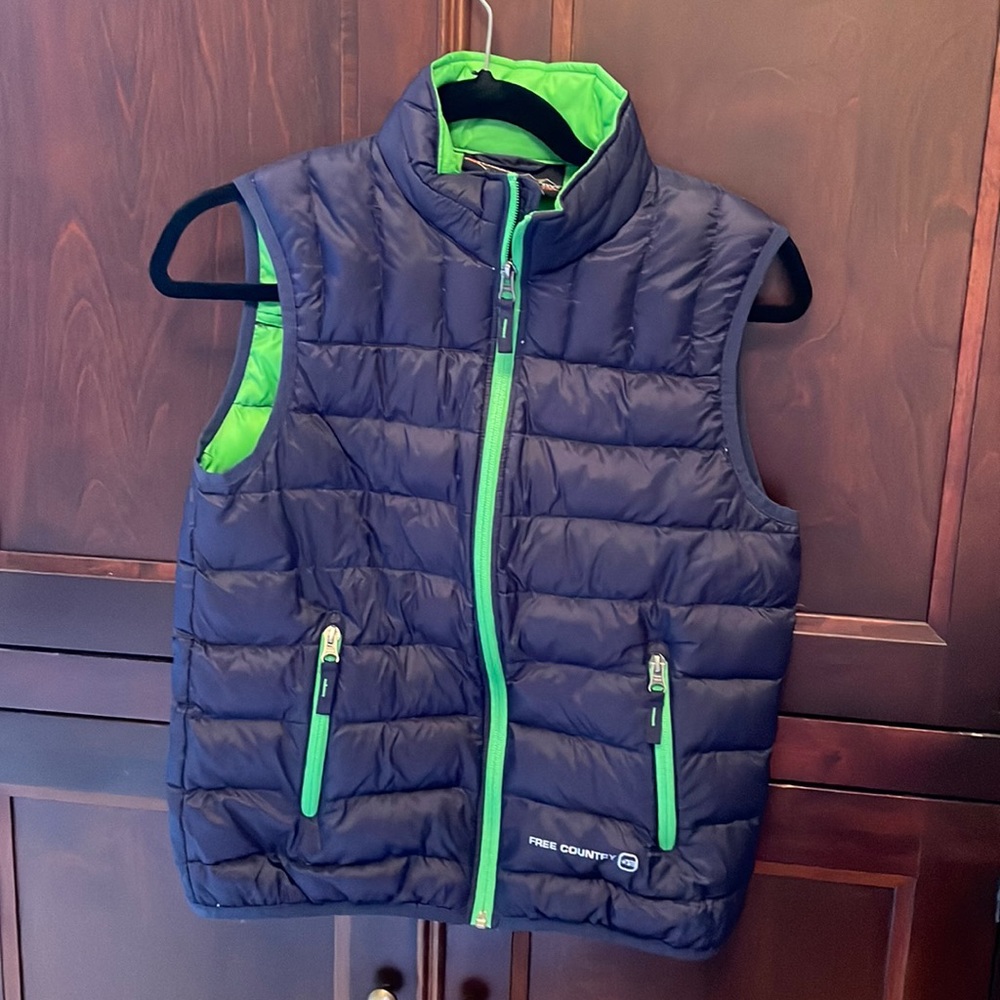 Navy blue boys vest